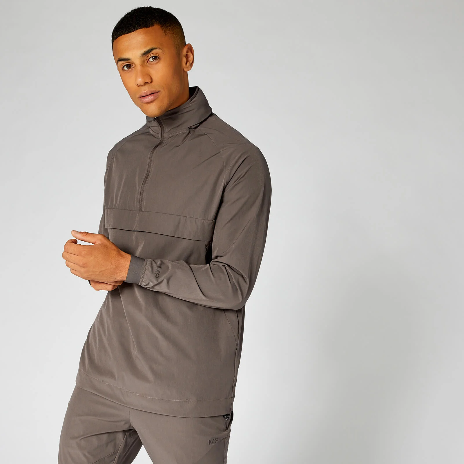 Pace 系列 男士长袖 ½ 拉链慢跑上衣 - XS 图片 1