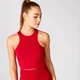 Shape Seamless 无缝系列 女士短版背心 - 红