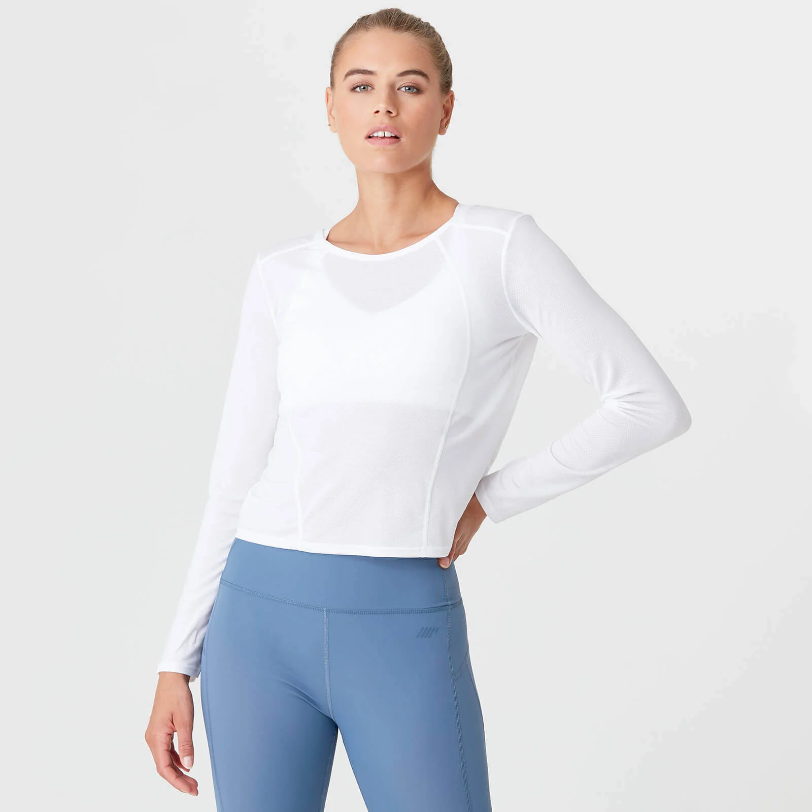 Myprotein Dry Tech Long Sleeve T-Shirt - White - XS 图片 1
