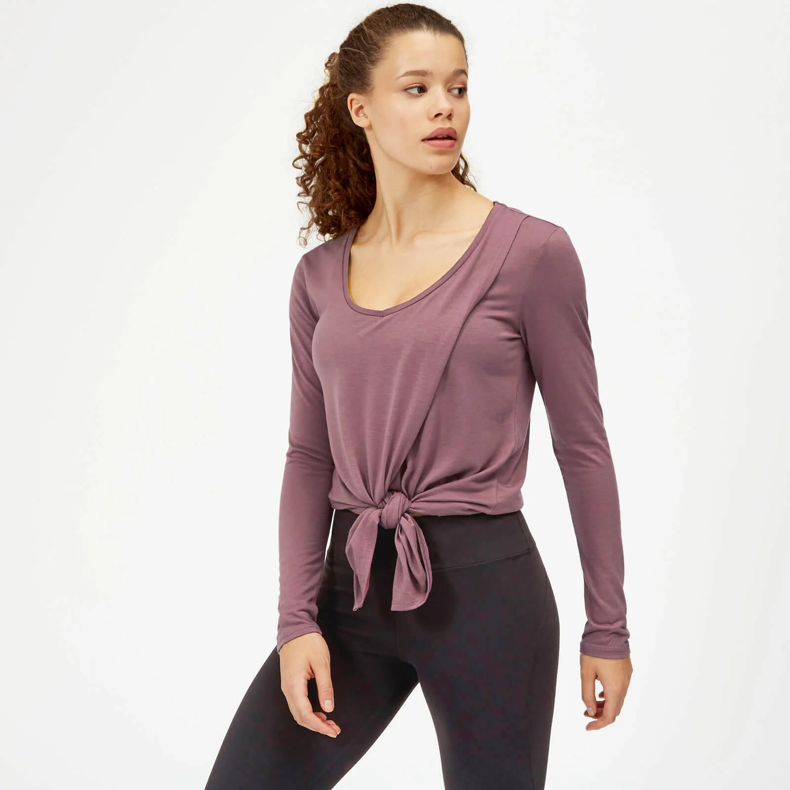 Myprotein Twist Long Sleeve T-Shirt - Mauve - XS 图片 1