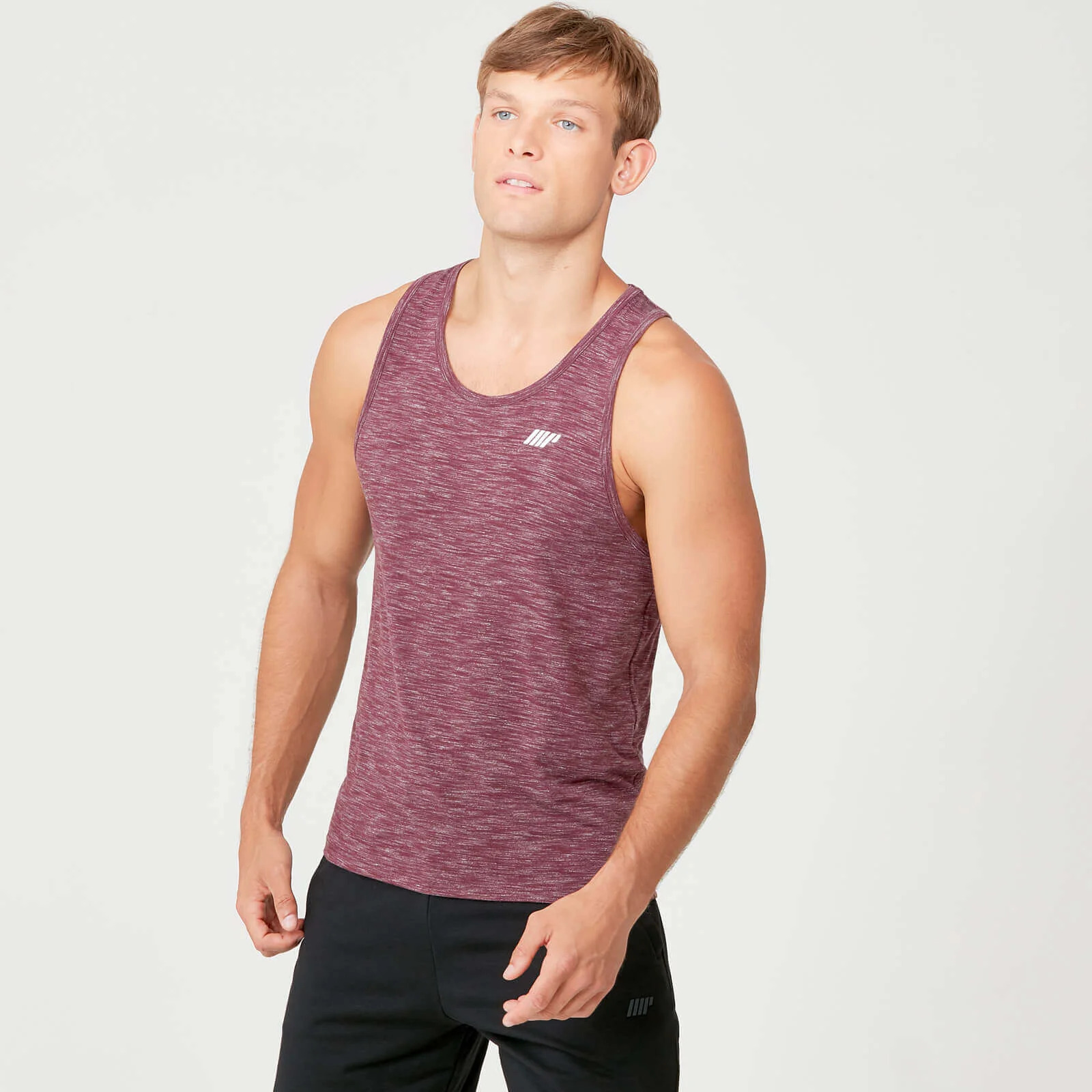 Myprotein Performance Tank Top - Burgundy Marl - XS 图片 1