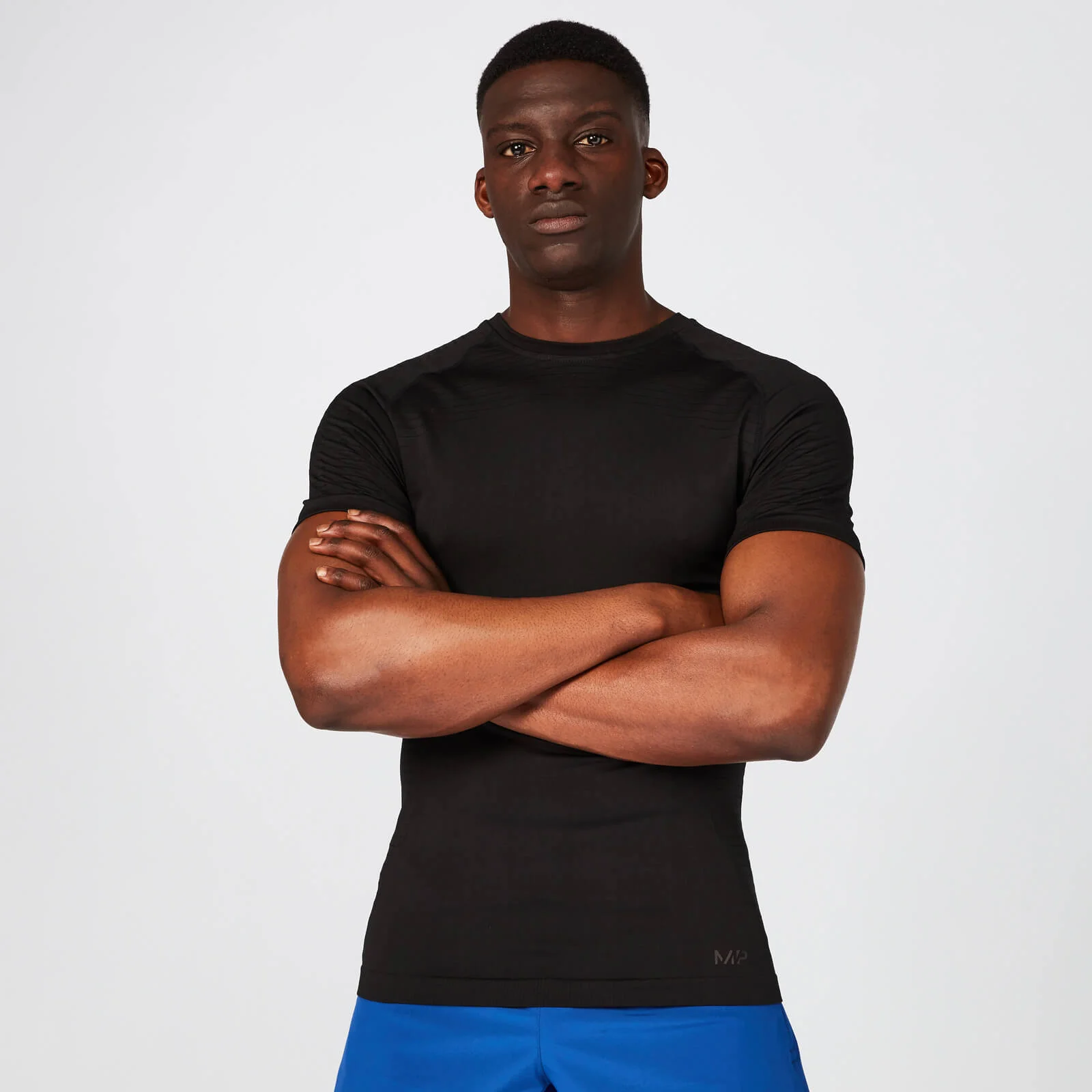 MP Elite Seamless T-Shirt - Black - XS 图片 1