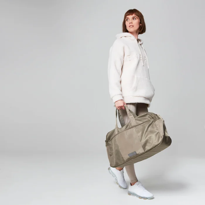 Women's Mesh Holdall 女士网纱健身包 - Taupe 卡其