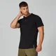 Luxe 极致系列 男士经典 Polo T 恤 - 黑