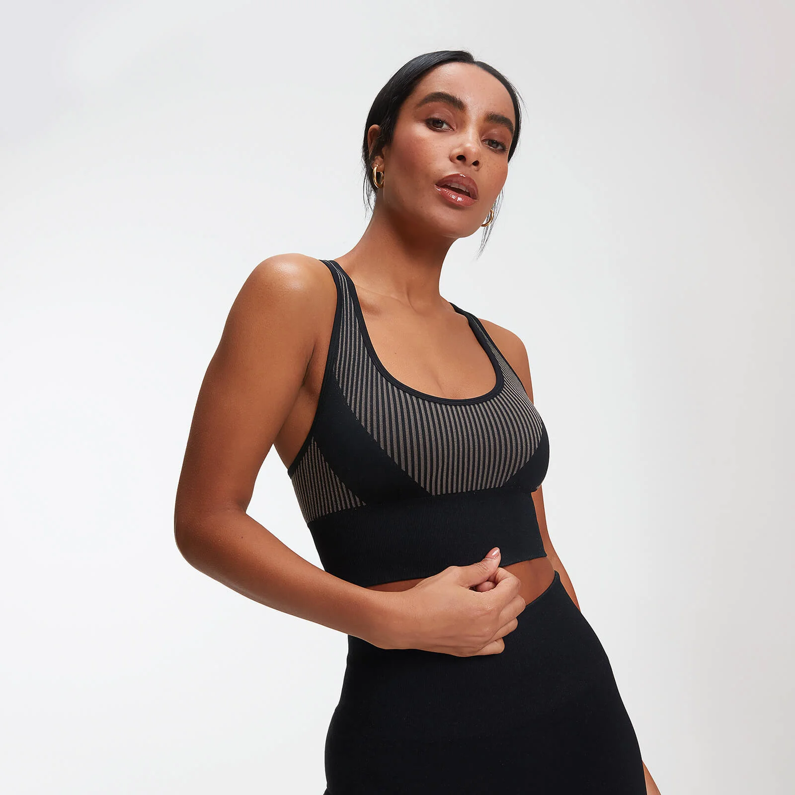 Impact Seamless 无缝系列 女士运动内衣 - 黑色 - XS 图片 1