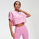 Rest Day 女士双排胶带短版上衣 - 粉红色