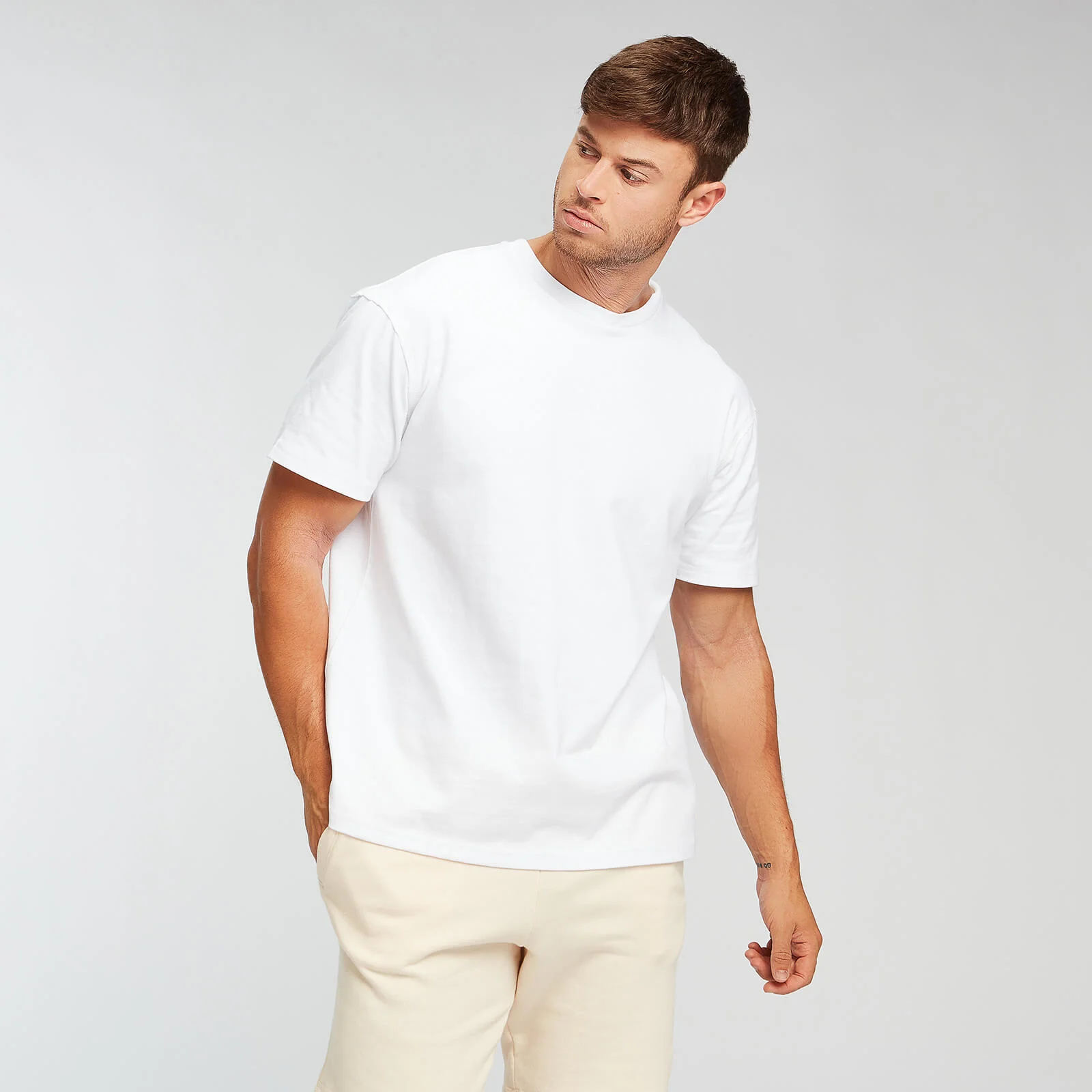 MP Men's A/WEAR T-Shirt - White - XS 图片 1