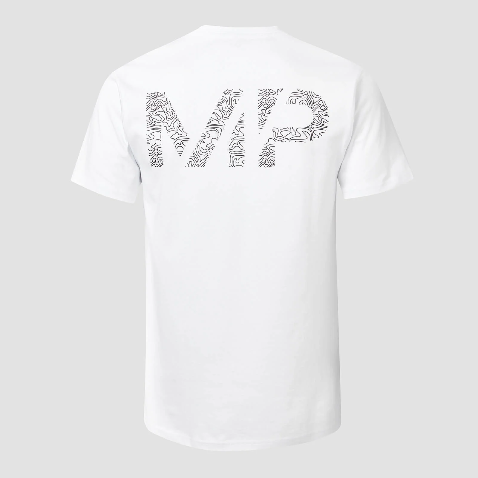 MP Men's Topograph T-Shirt - White - XS 图片 1