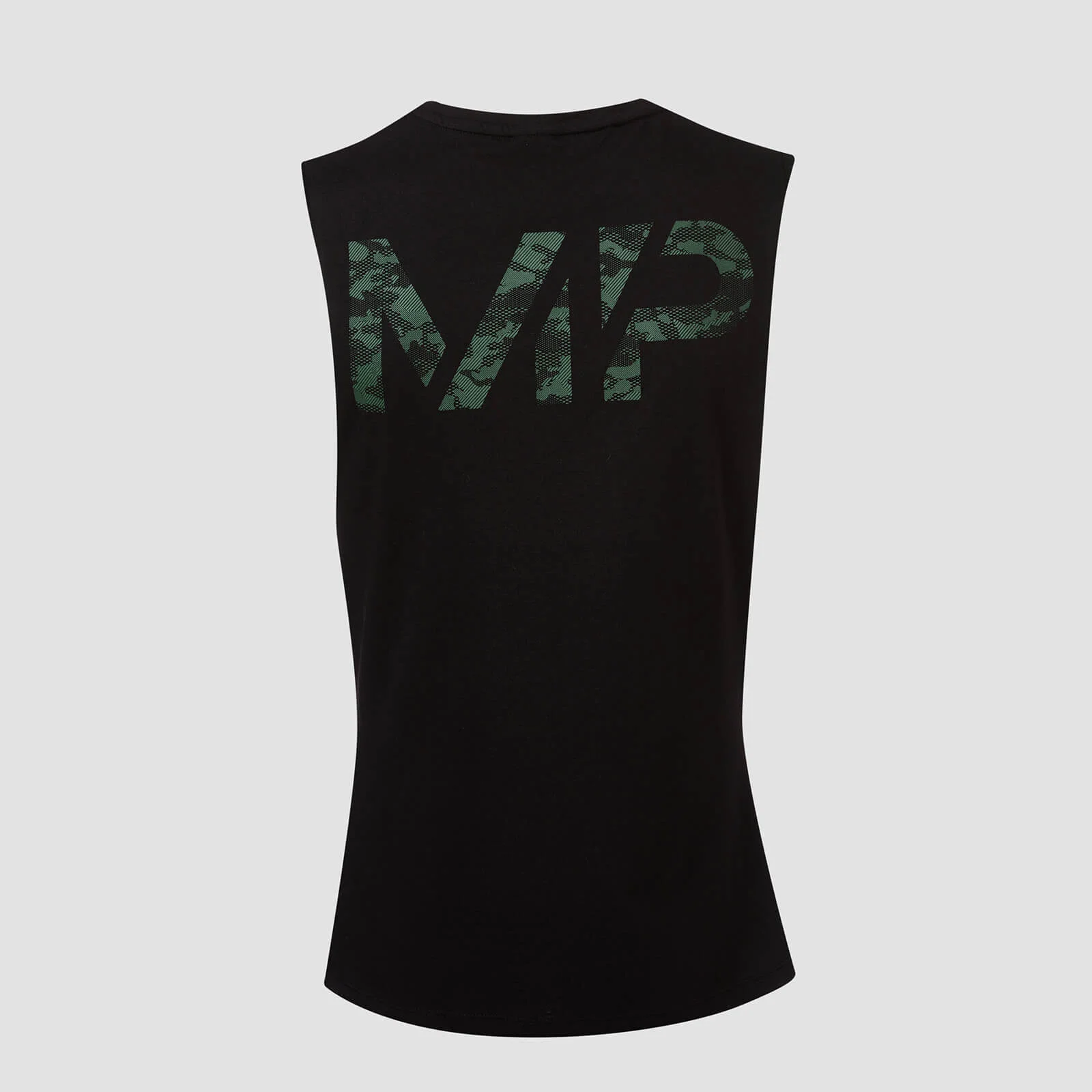 MP Men's Geo Camo Tank - Black/Green - XS 图片 1