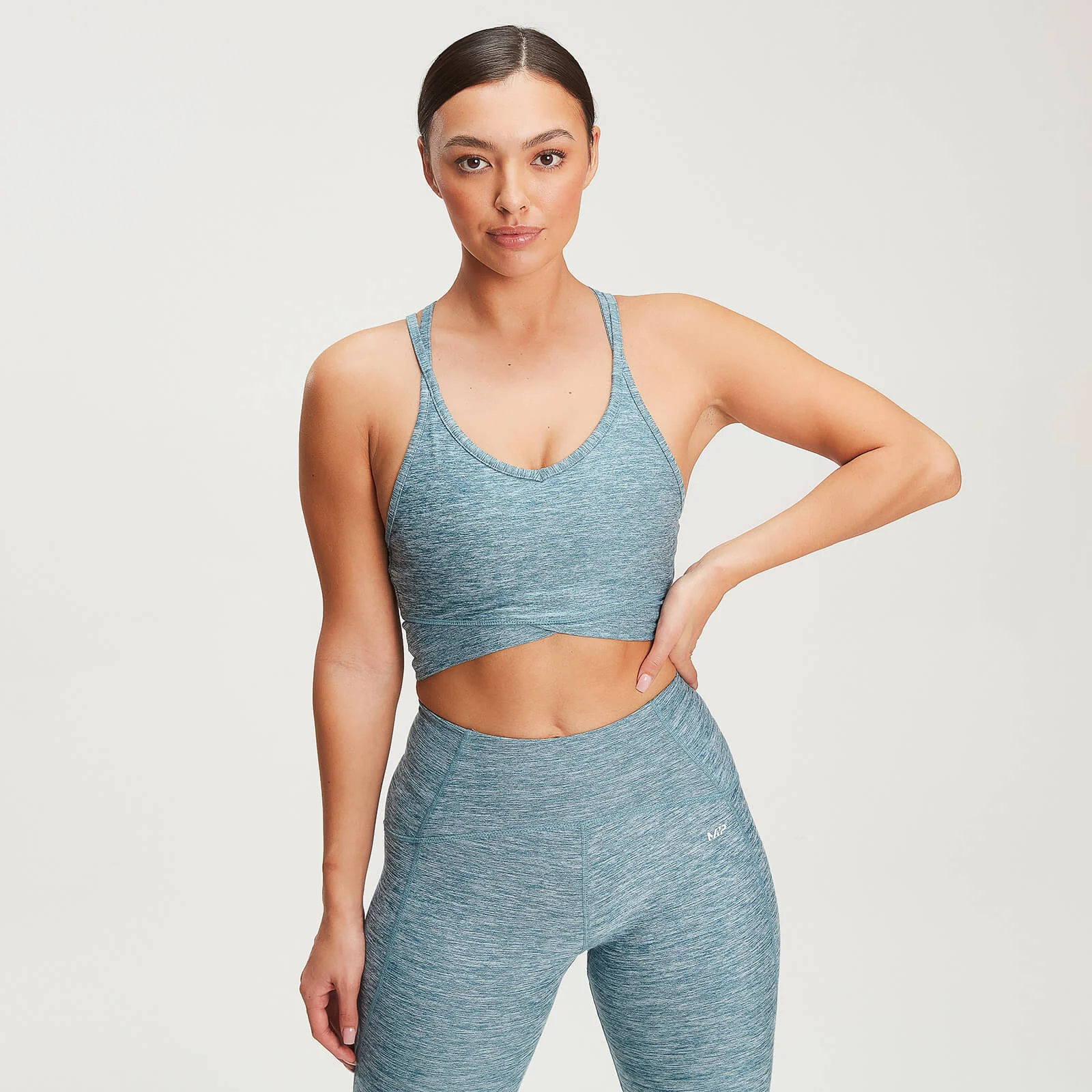 女士Composure系列运动内衣 - 深湖蓝 - XS 图片 1