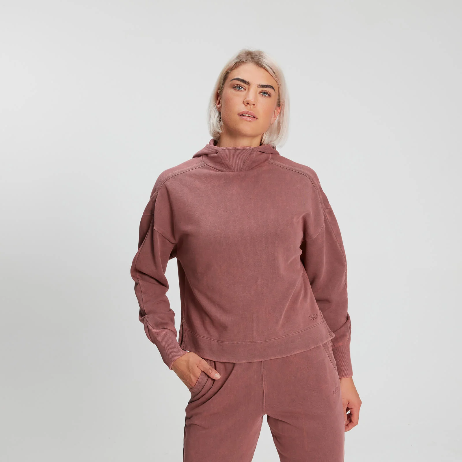 MP Women's Training Washed Hoodie - Washed Pink - XS 图片 1
