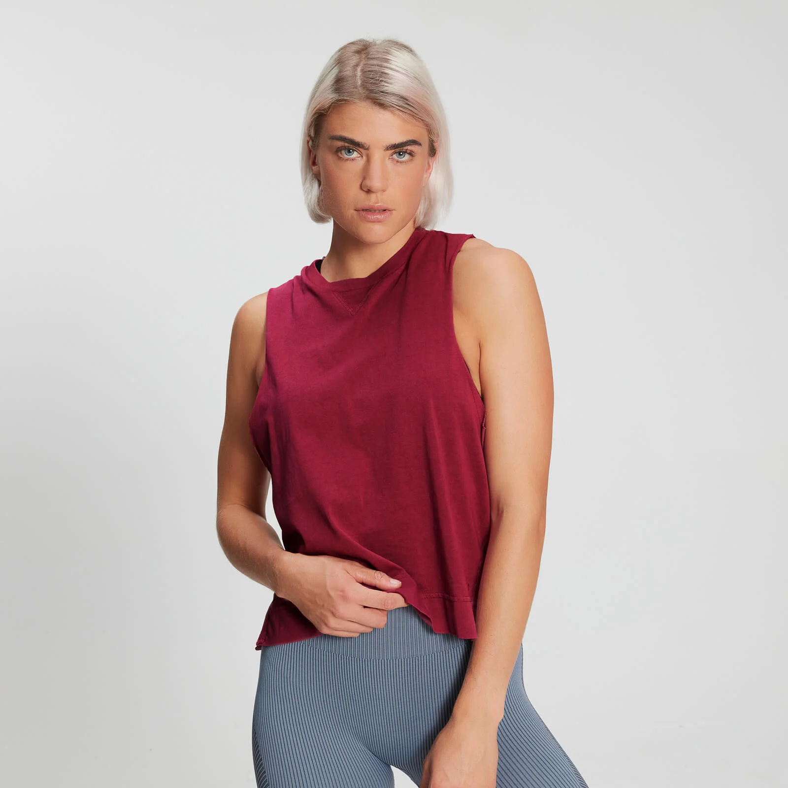 MP Women's Training Dropped Armhole Vest - Plum - XS 图片 1