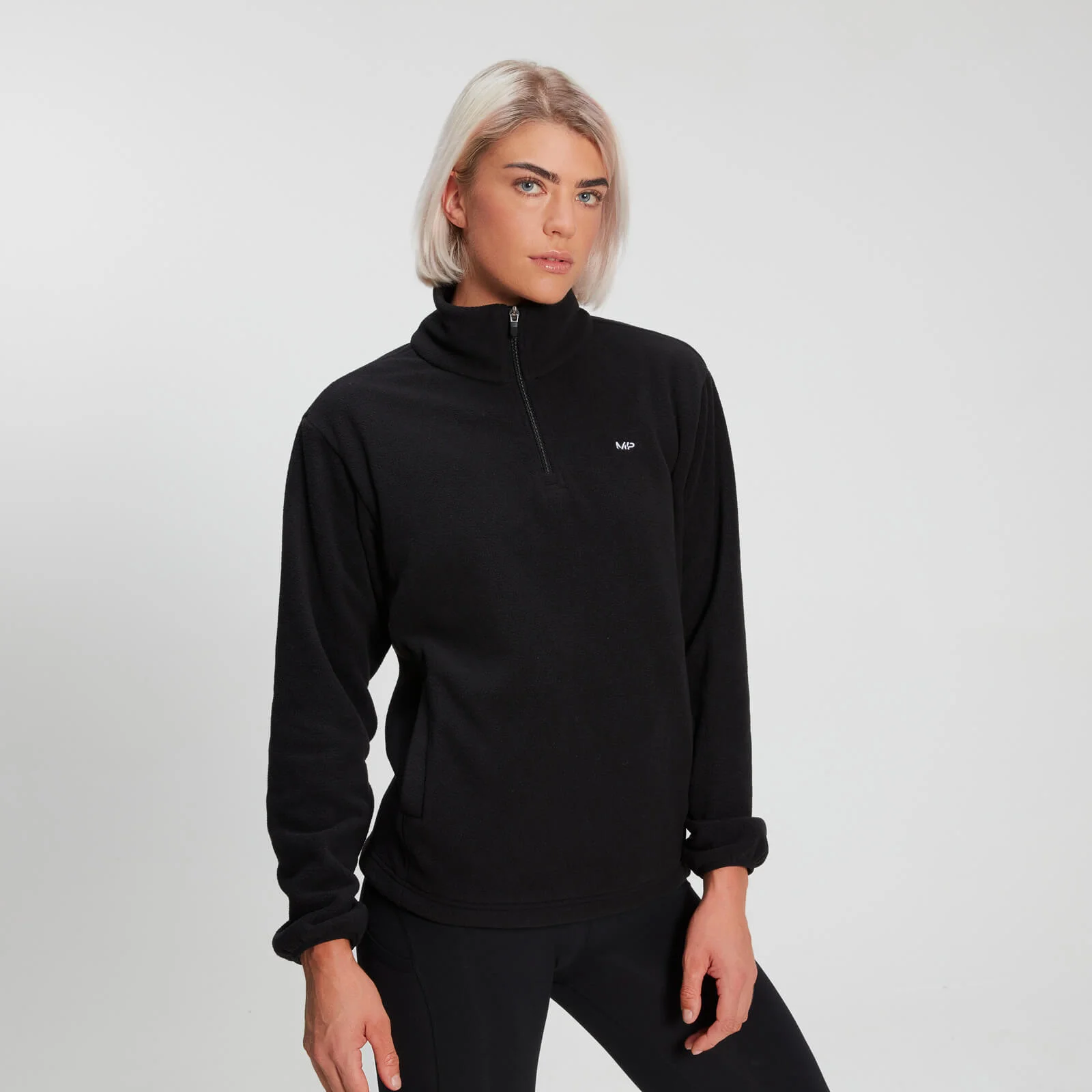 MP Women's Essentials Fleece - Black - XS 图片 1