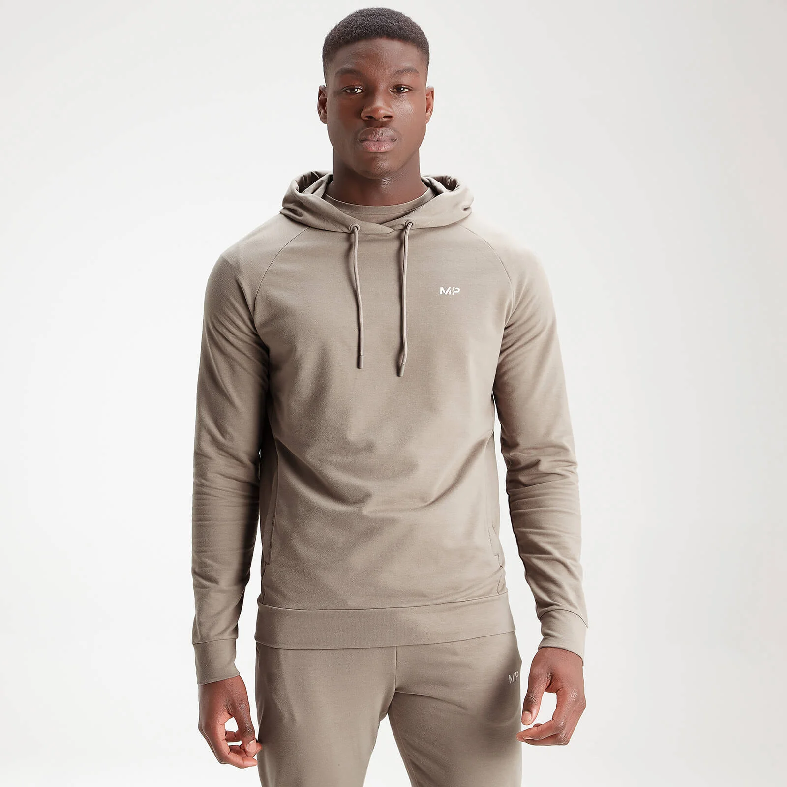 MP Men's Form Pullover Hoodie - Taupe - XXS 图片 1