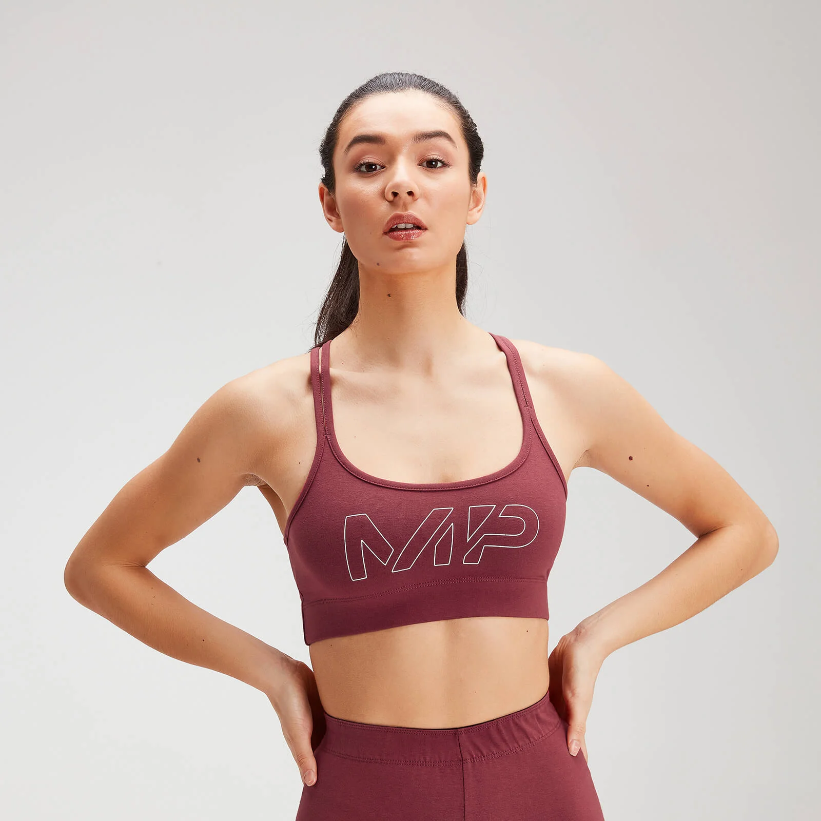 MP Women's Originals Sports Bra - Claret - XXS 图片 1