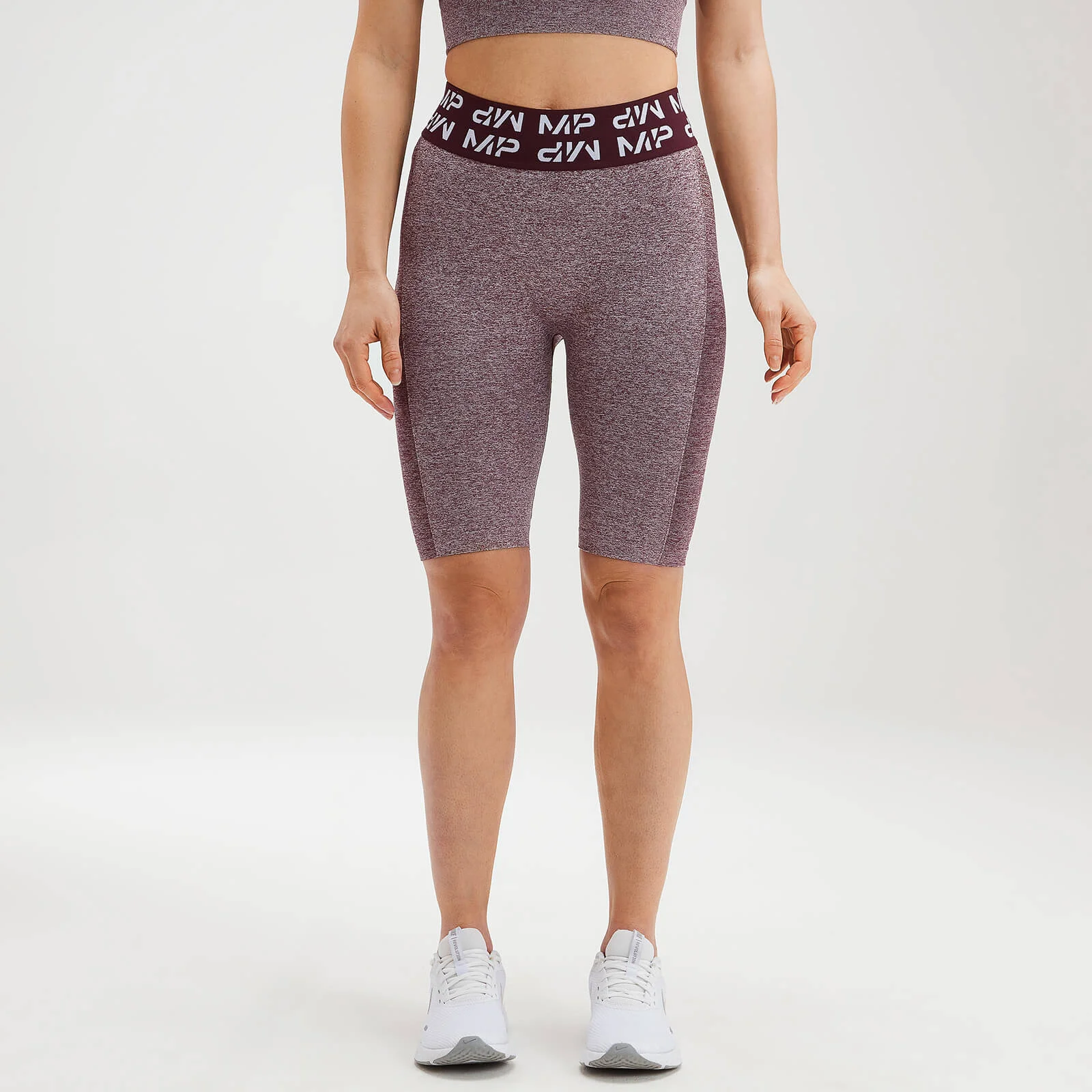 MP Women's Curve Cycling Shorts - Washed Oxblood - XXS 图片 1