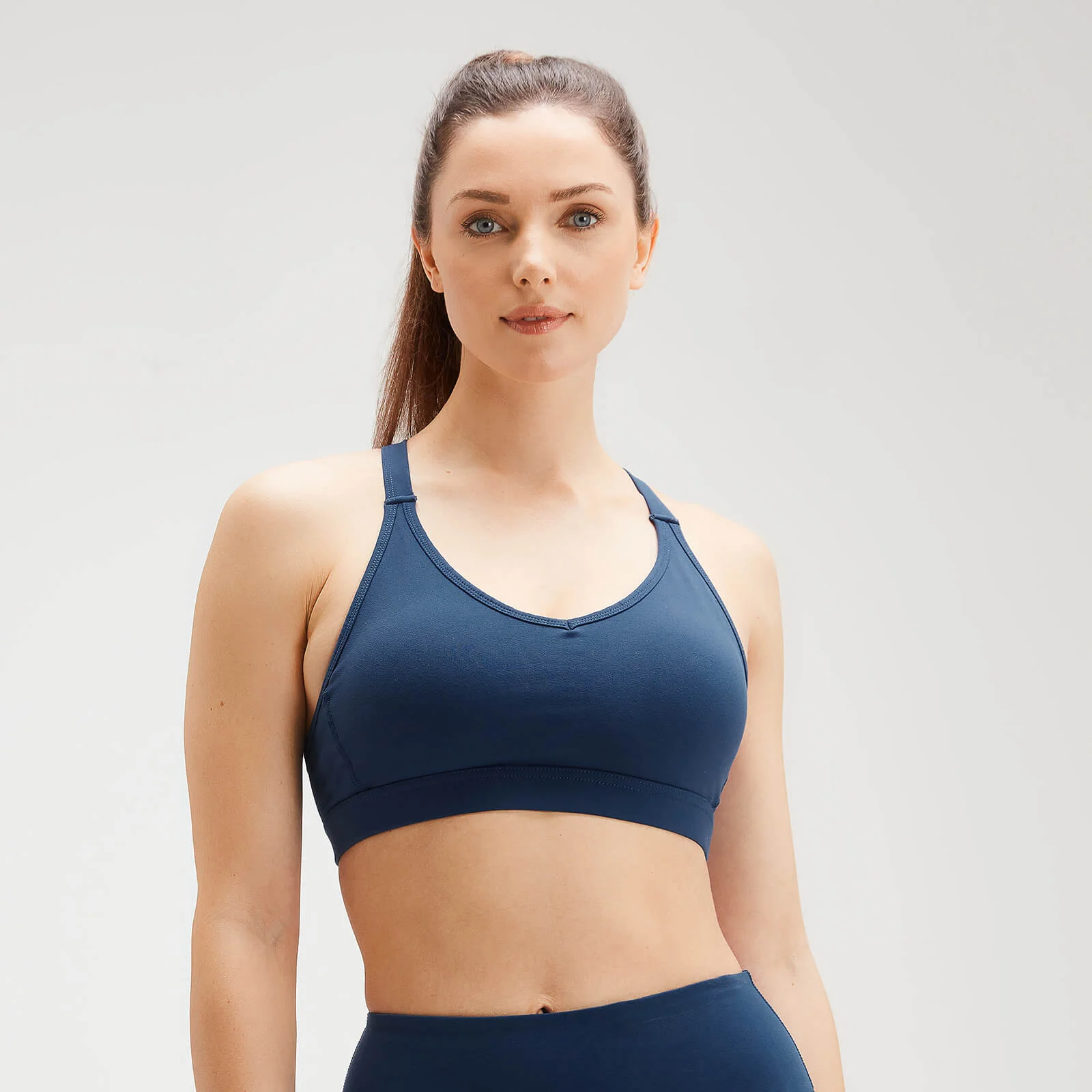 MP Women's Power Mesh Sports Bra - Dark Blue - XXS 图片 1