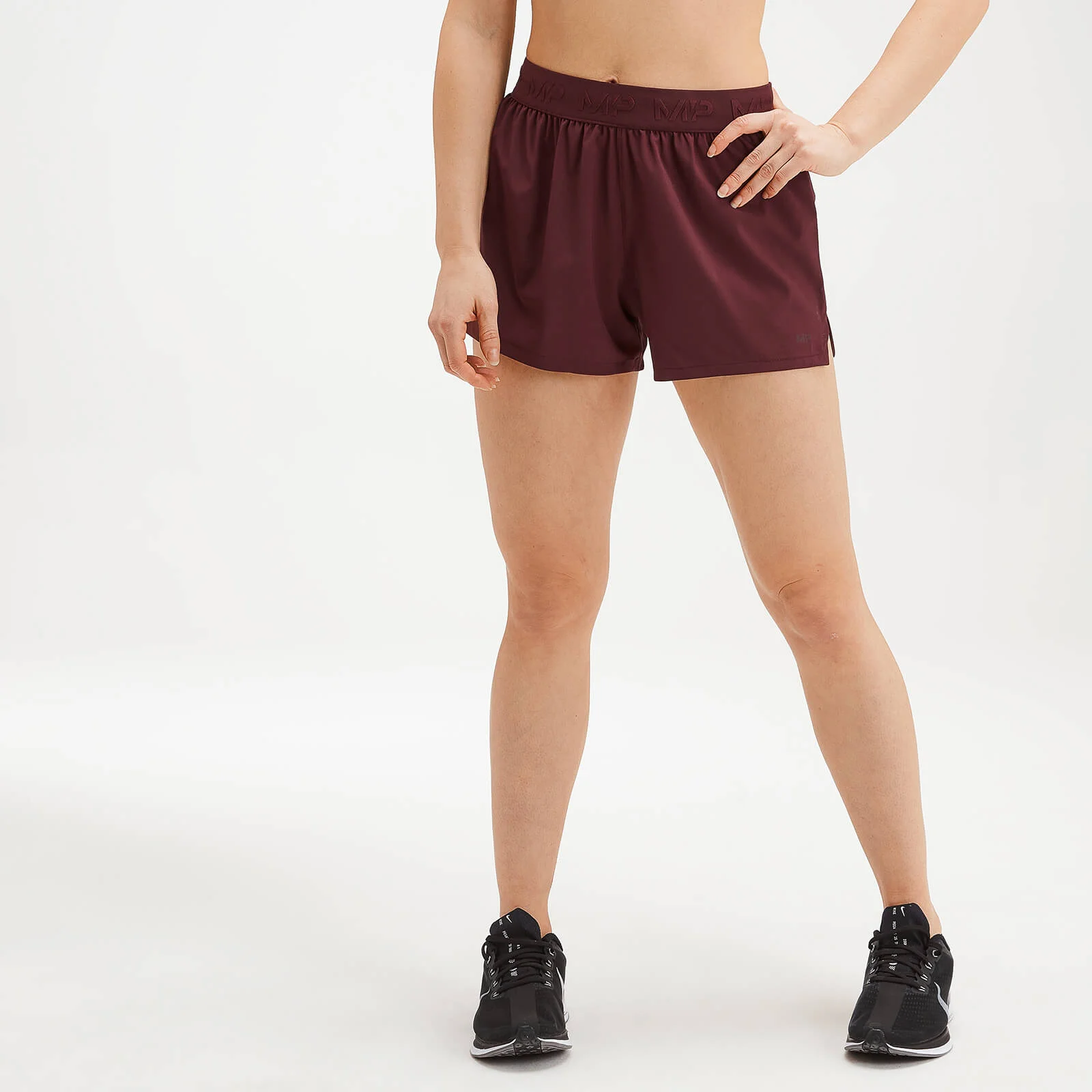 MP Women's Training Energy Shorts - Washed Oxblood - XXS 图片 1