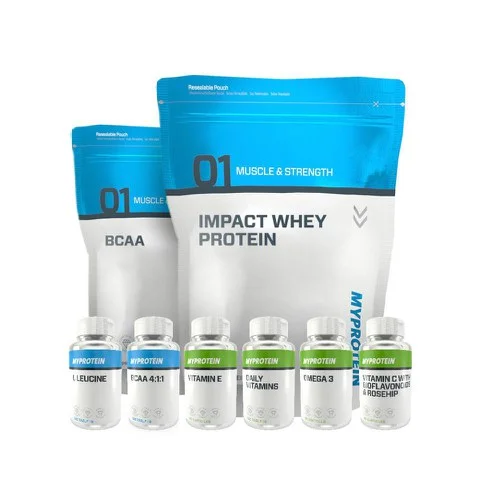 全能运动营养套装(30 天用量) - 天然草莓味