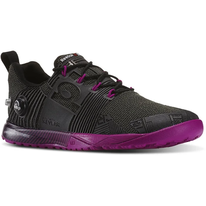 锐步 Reebok Crossfit Nano Pump Fusion 男子运动鞋 - 黑/紫色