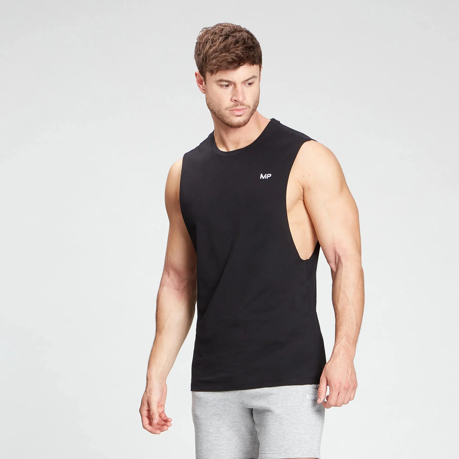 MP Men's Rest Day Tank Top - Black/White (2 Pack) - XXS 图片 1