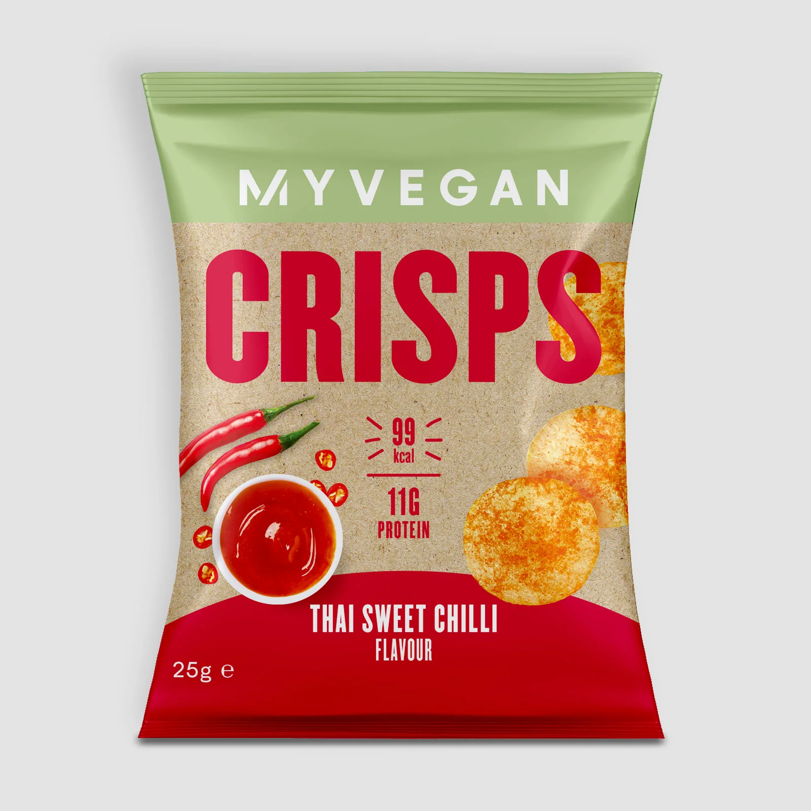 Myvegan Protein Crisps (Sample) - 25g - 泰式甜辣 图片 1