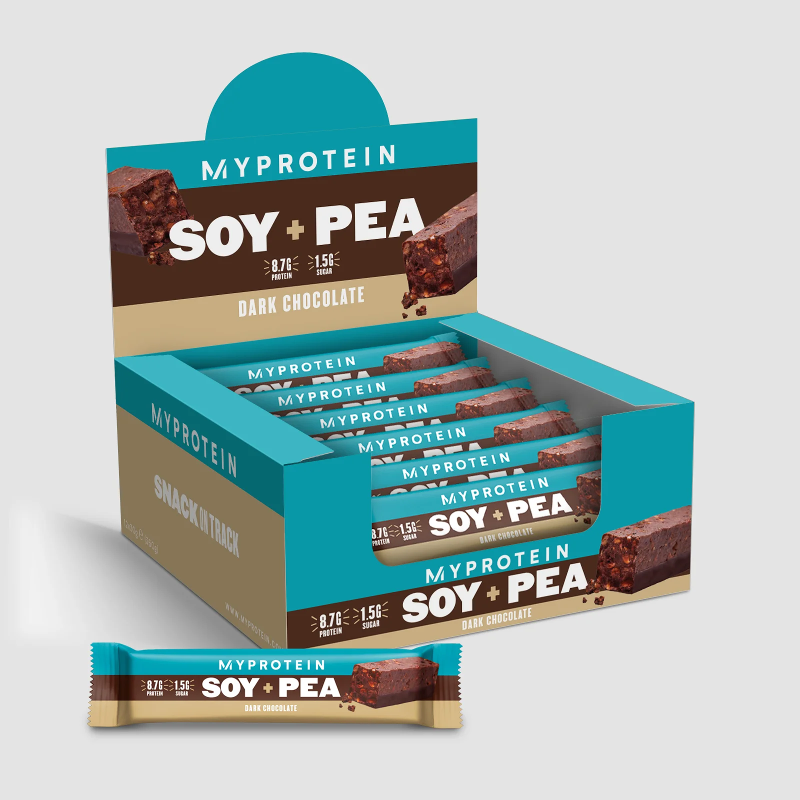 豌豆蛋白棒 - 黑巧克力口味 图片 1