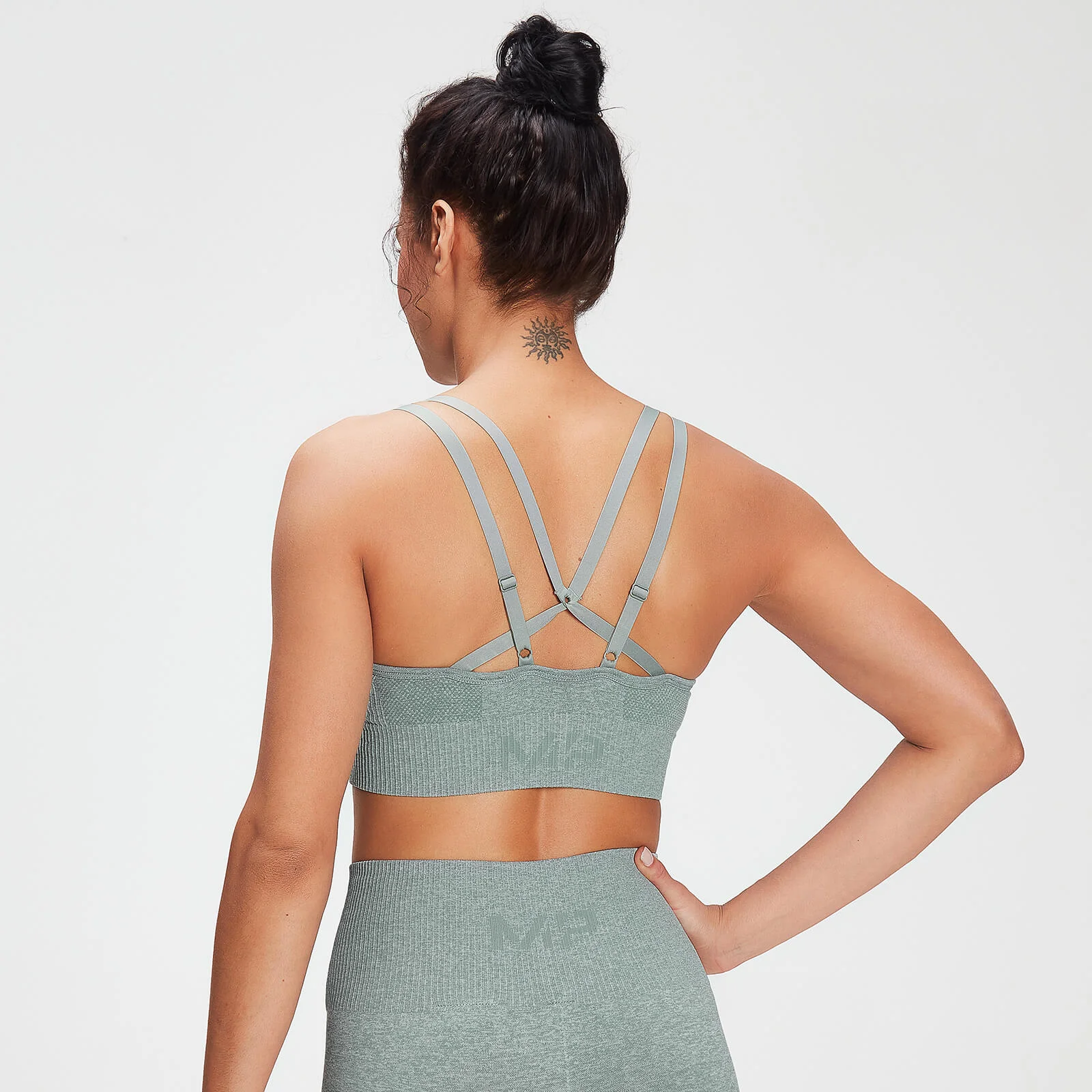 MP Women's Training Seamless Bra - Washed Green - XXS 图片 1