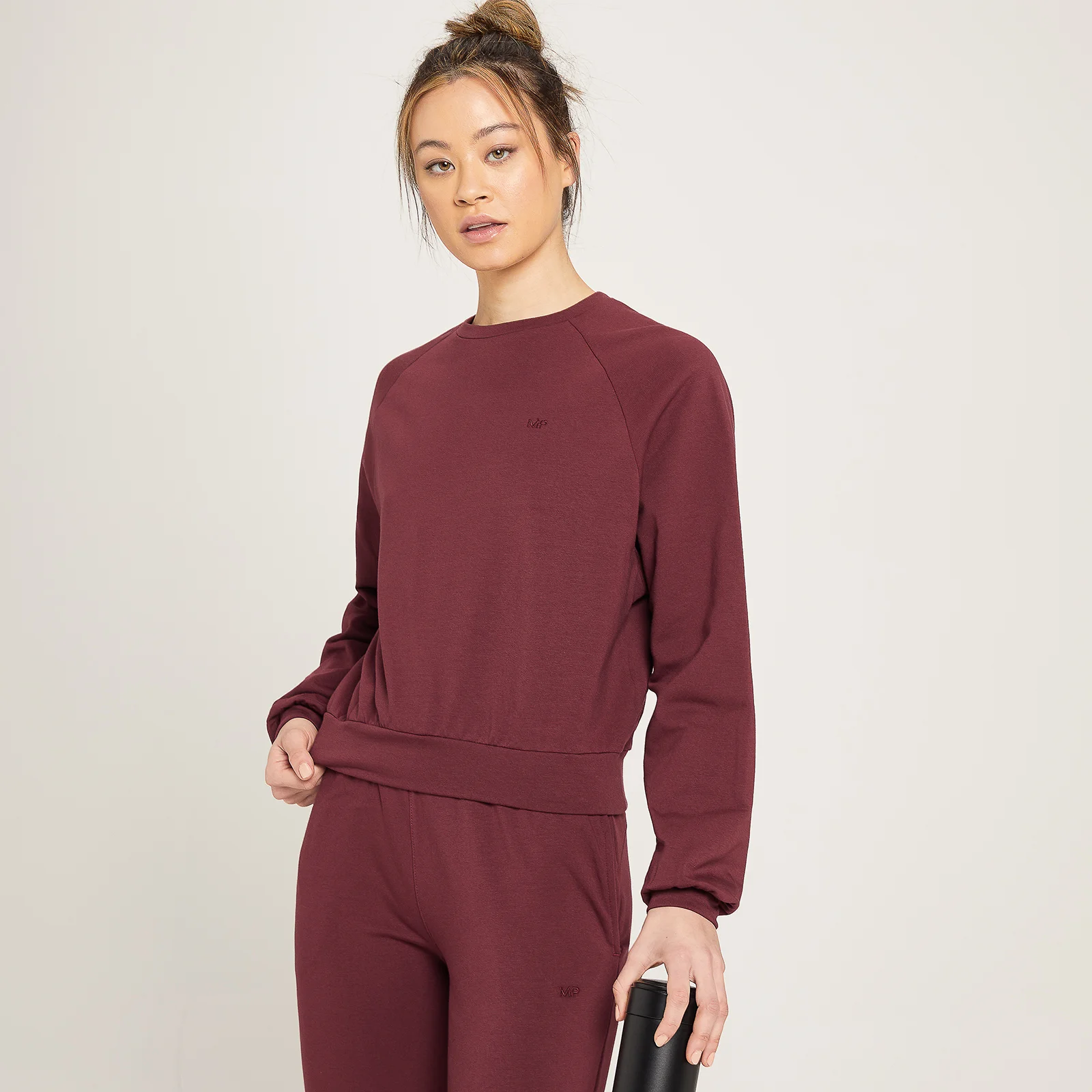 MP Women's Composure Sweatshirt- Washed Oxblood - XXS 图片 1