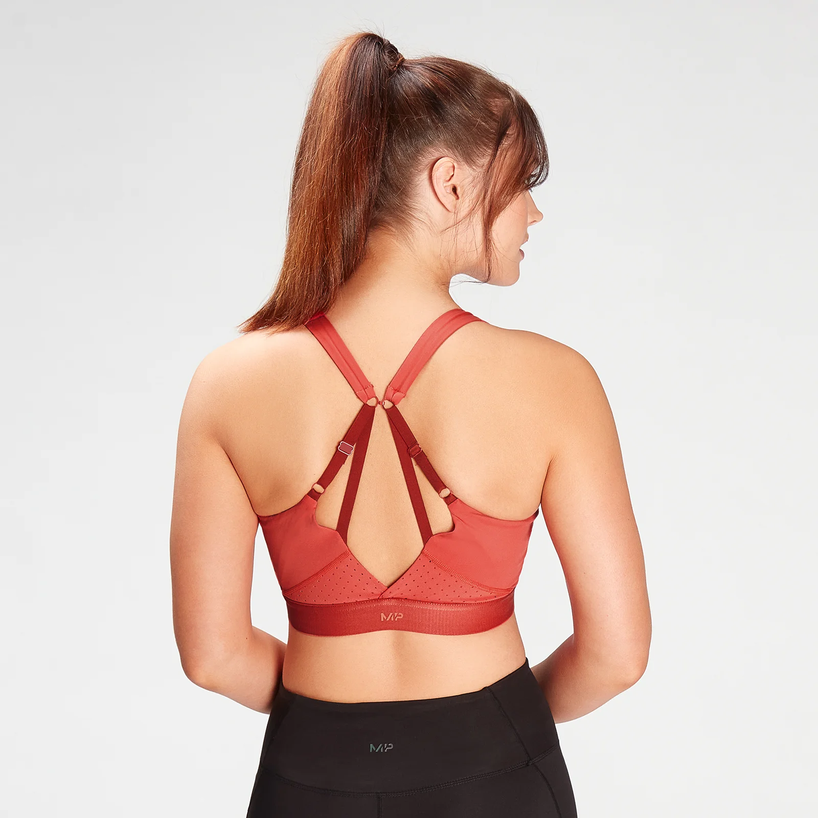 MP Women's Power Ultra Sports Bra- Warm Red - XXS 图片 1