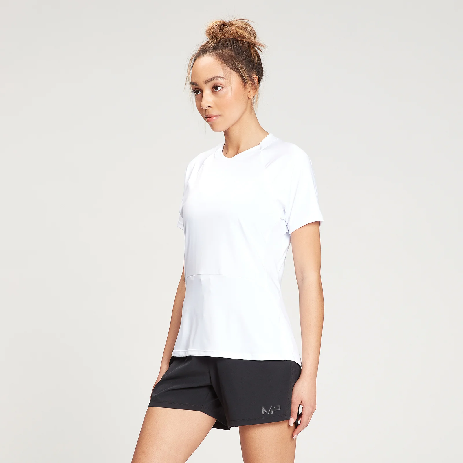 MP Women's Agility Short Sleeve Top - White - L 图片 1