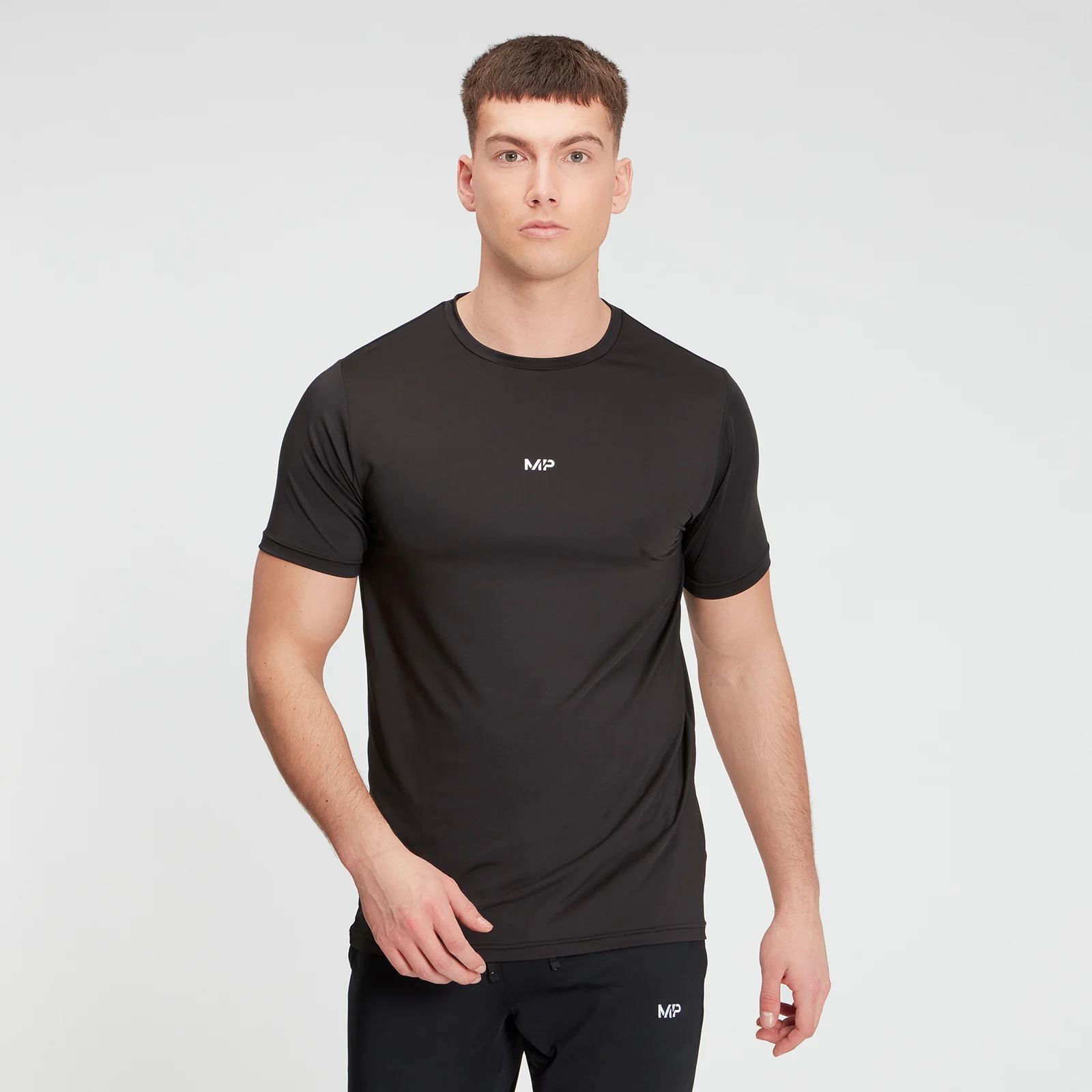 MP Men's Graphic Training Short Sleeve T-Shirt - Black - XXS 图片 1