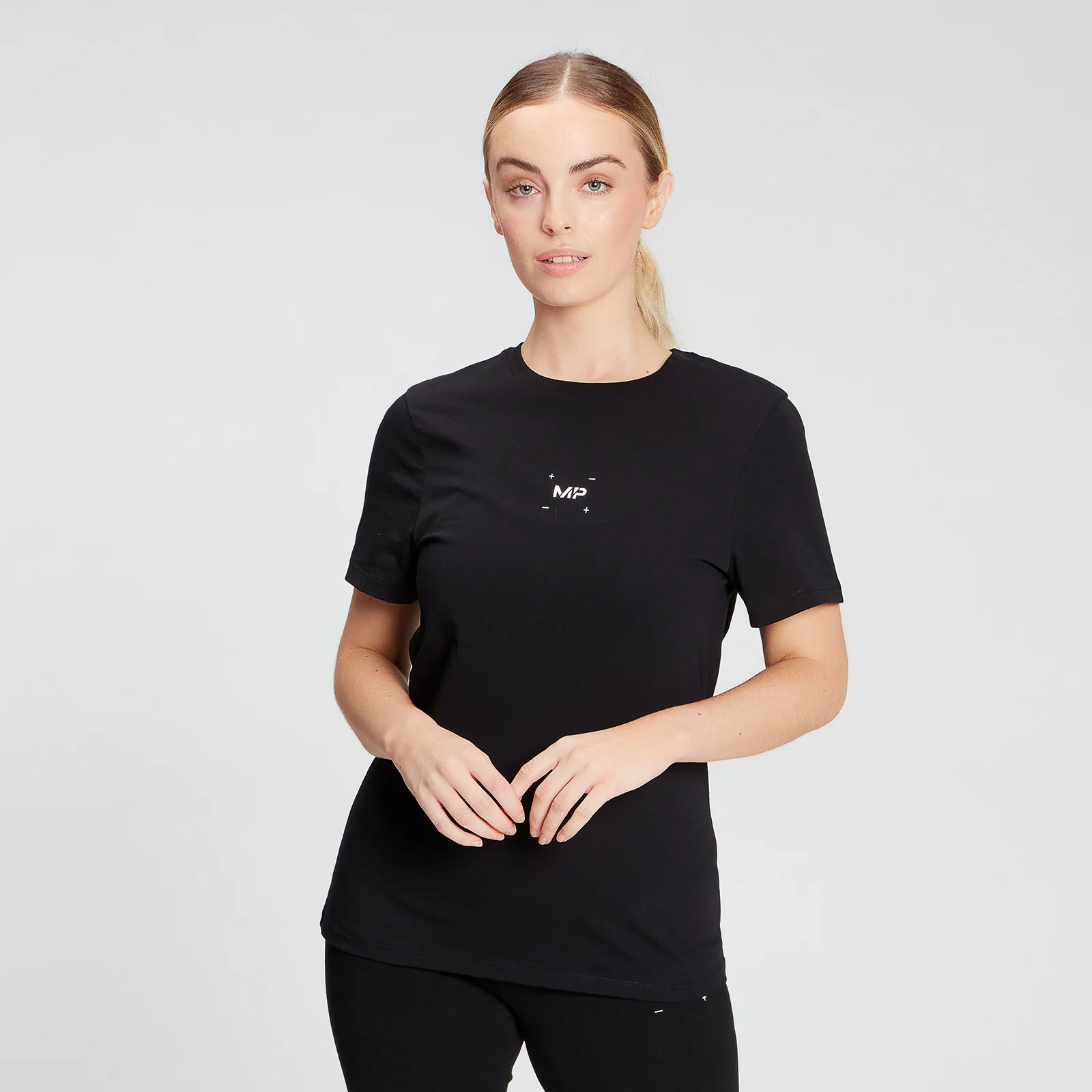 MP Women's Central Graphic T-Shirt - Black - XXS 图片 1