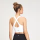MP女子塑形无缝交叉带运动文胸-白色