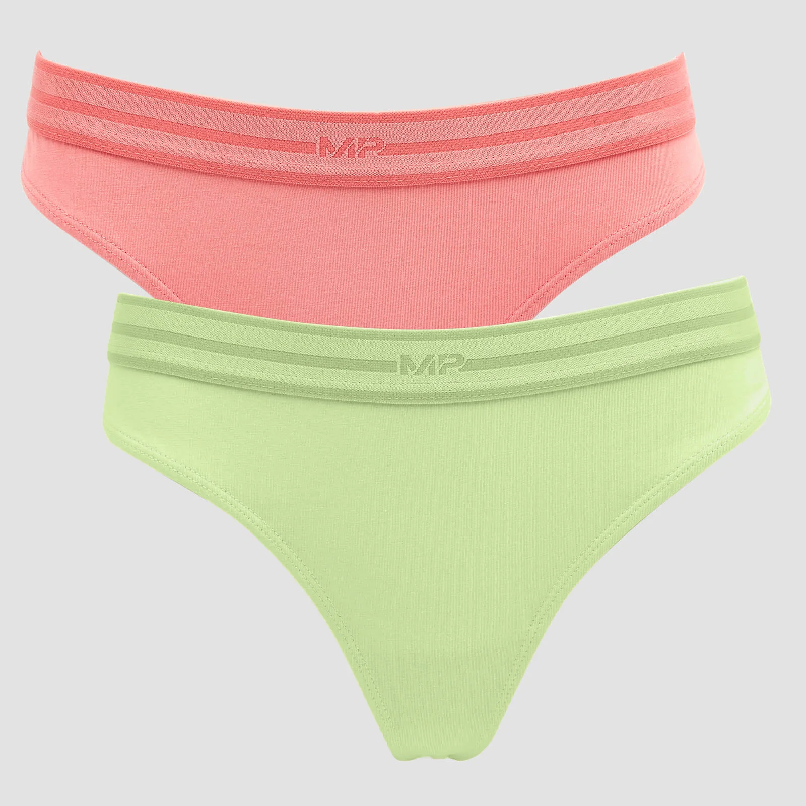 MP Women's Thong (2 Pack) Butterfly/Geranium Pink - XXS 图片 1