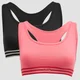 MP女装限量版Impact Essentials Bralette(2包)--黑色/粉色