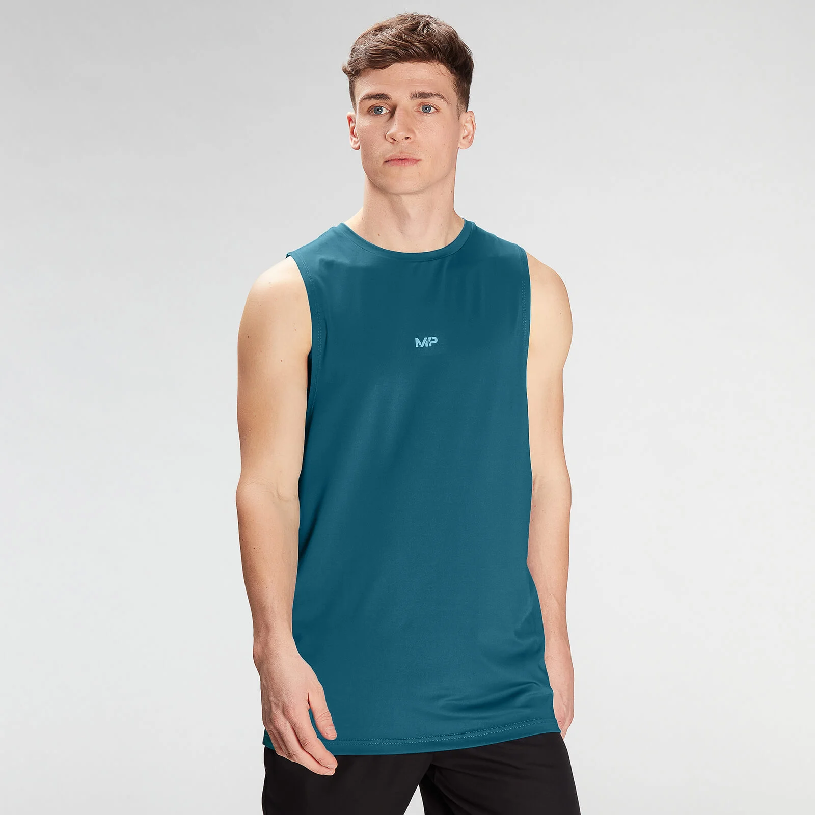 MP Men's Limited Edition Impact Training Tank - Teal - XXS 图片 1
