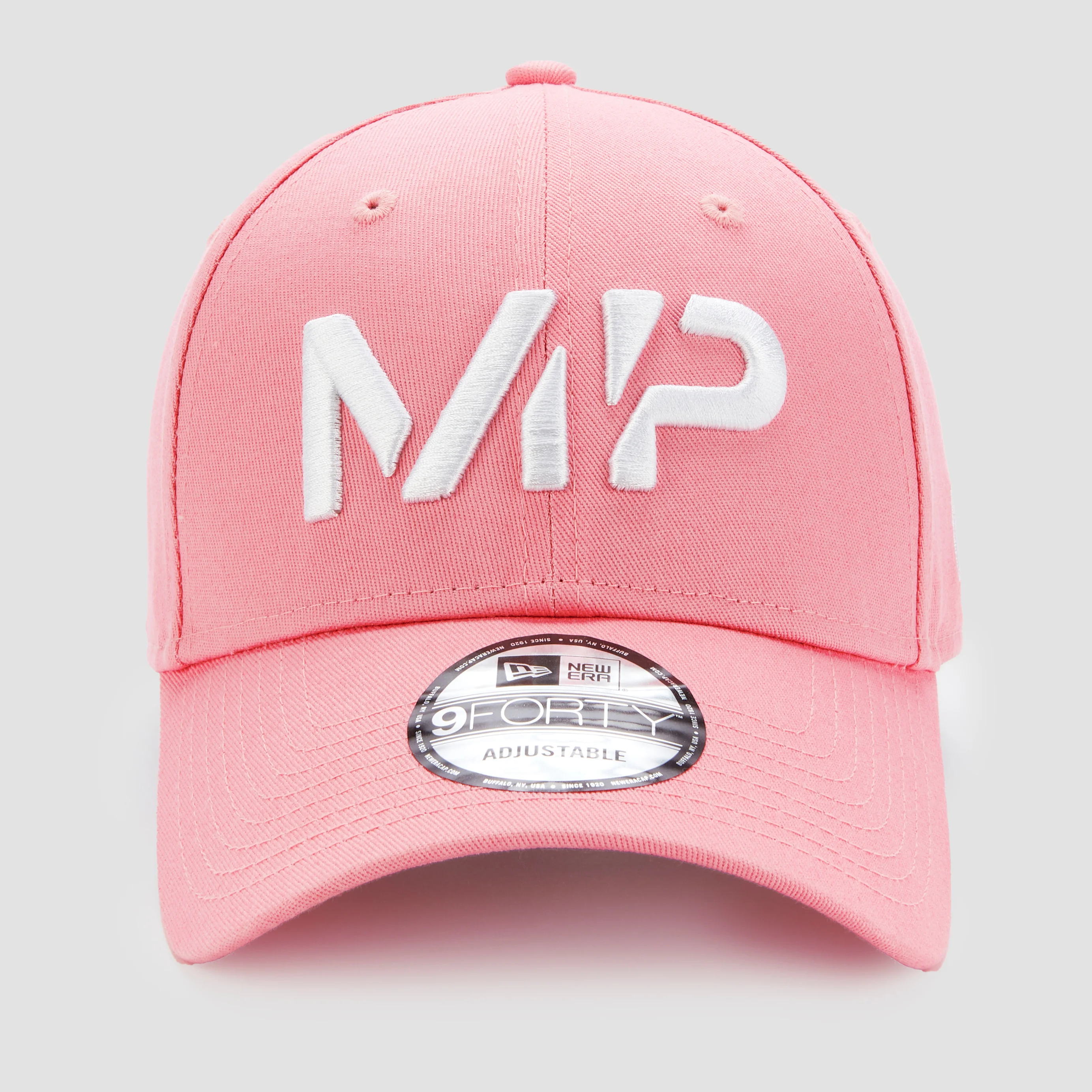 MP NEW ERA 9FORTY Baseball Cap - Geranium Pink/White 图片 1