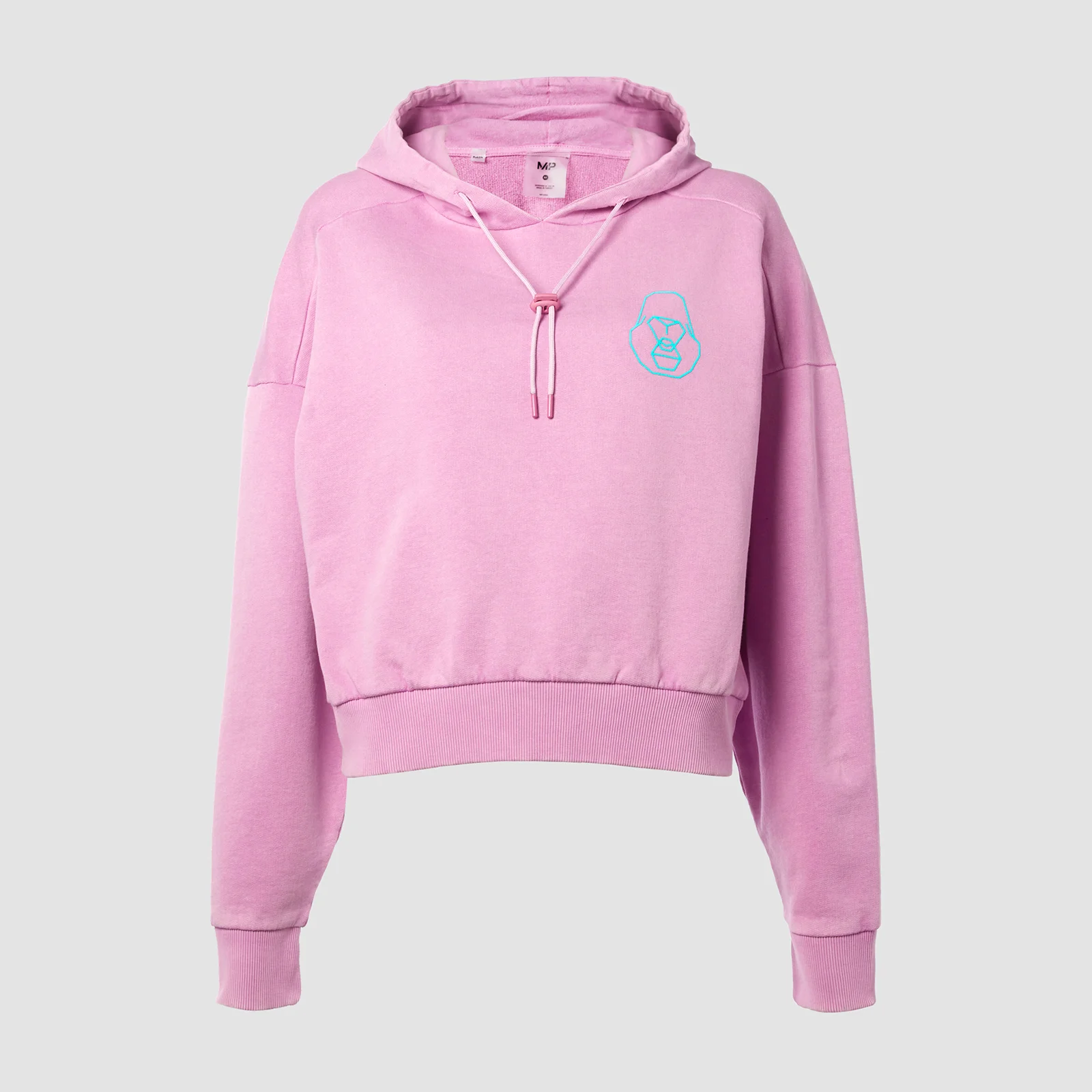 MP X Zack George Women's Washed Crop Hoodie - Pink Lavender - XXS 图片 1