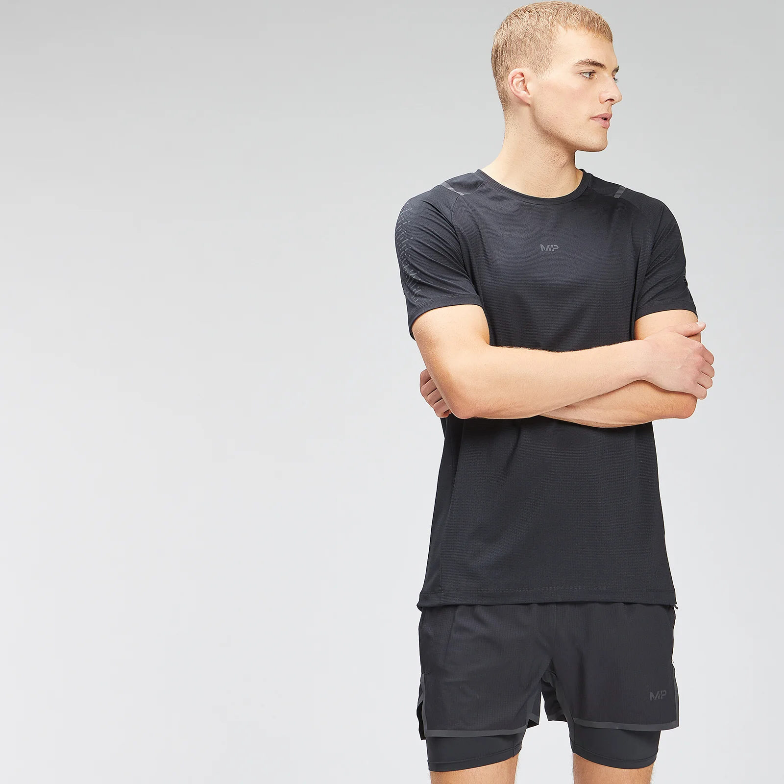 MP Men's Velocity Short Sleeve T-Shirt - Black - XXS 图片 1