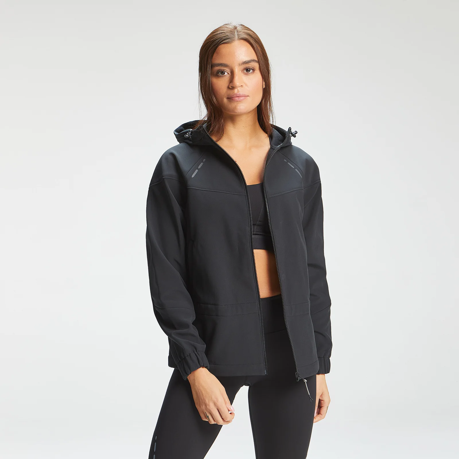 MP Women's Power Ultra Soft Shell Jacket - Black - XXS 图片 1