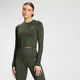 MP女装Essential Training Dry Tech Long Sleeve Crop Top - Vine Leaf