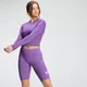 MP女装Essential Training Dry Tech Long Sleeve Crop Top - Deep Lilac