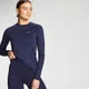 MP女装Essential Training Slim Fit Long Sleeve Top - Navy
