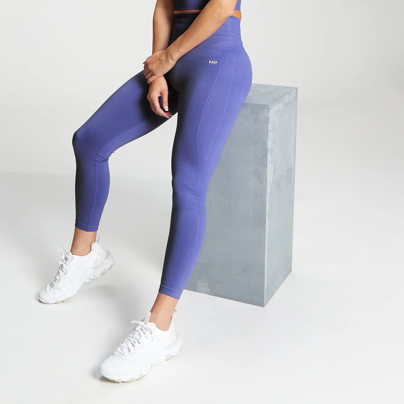 MP Women's Shape Seamless 7/8 Leggings - Bluebell - XXS 图片 1