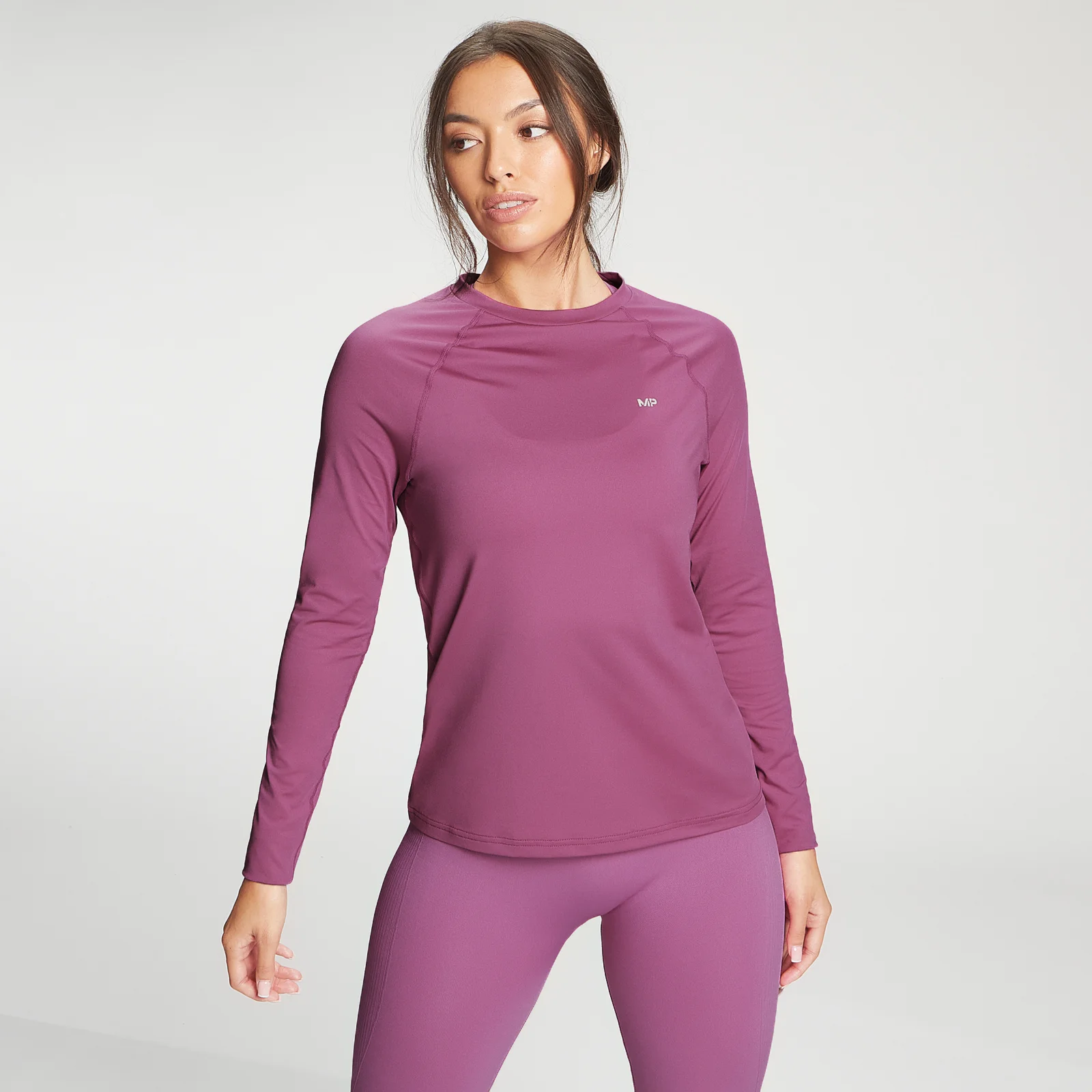 MP Women's Training Slim Fit Long Sleeve Top - Orchid - XXS 图片 1