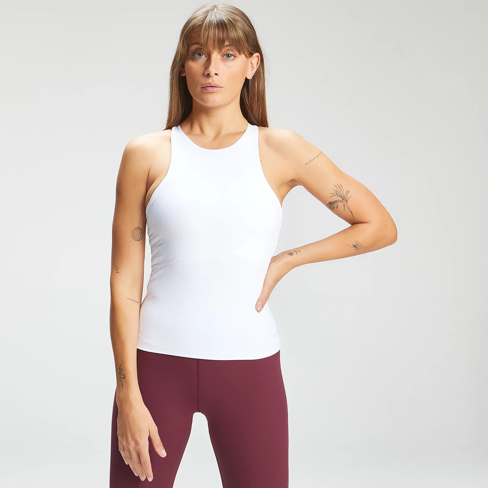 MP Women's Power Ultra Fitted Vest - White - XXS 图片 1