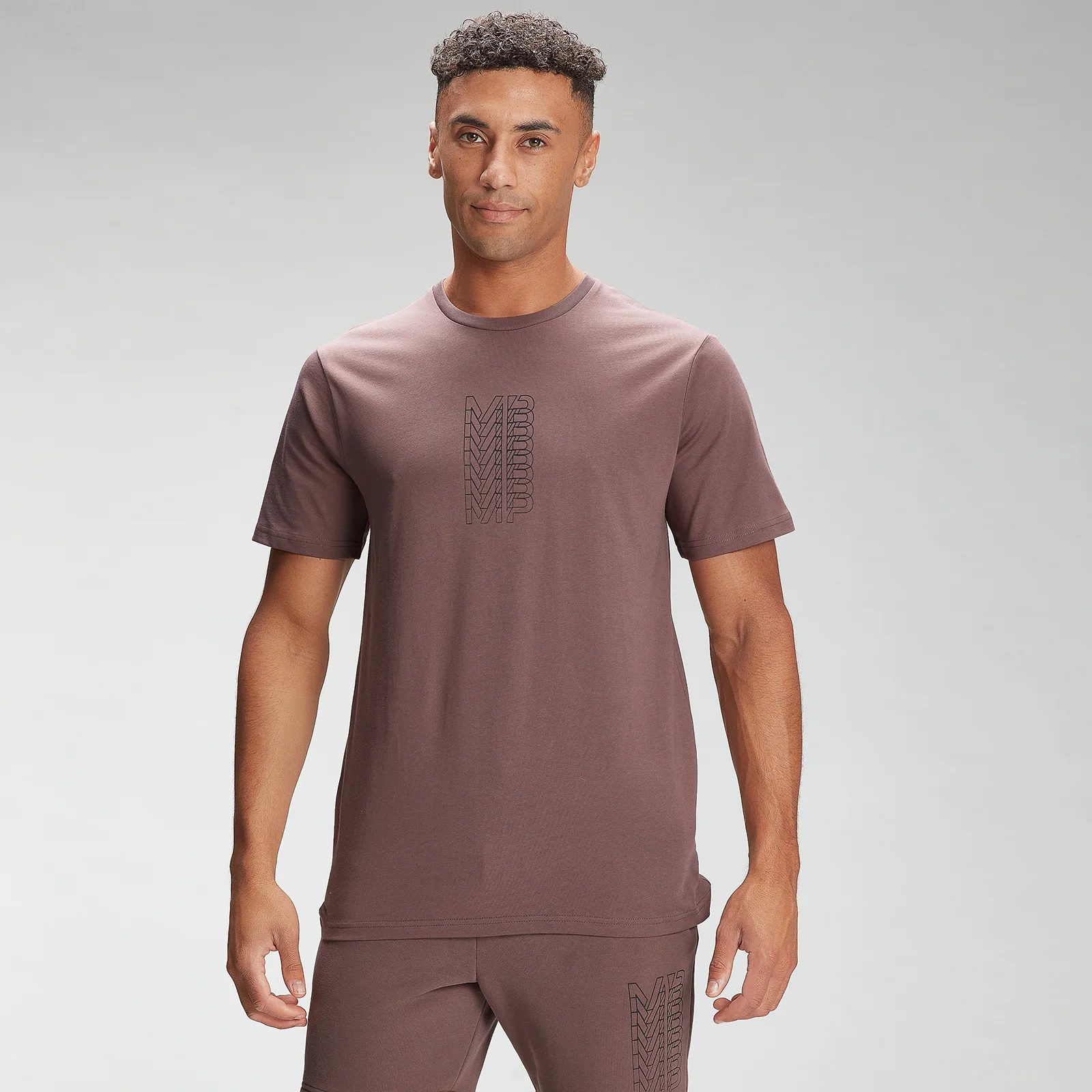 MP Men's Repeat MP Graphic Short Sleeve T-Shirt - Warm Brown - XS 图片 1