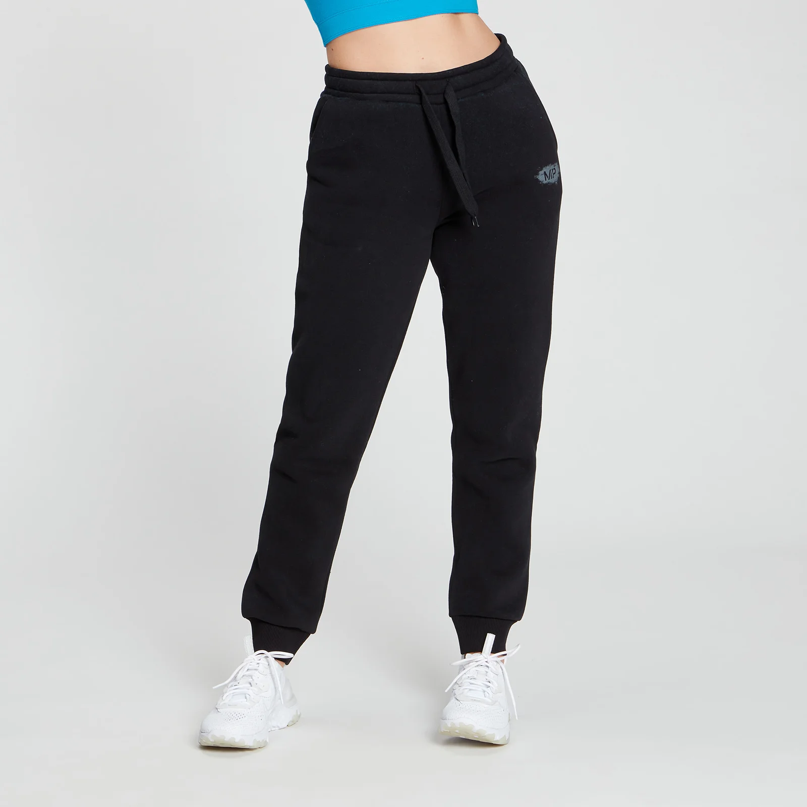 MP Women's Chalk Graphic Joggers - Black - XXS 图片 1