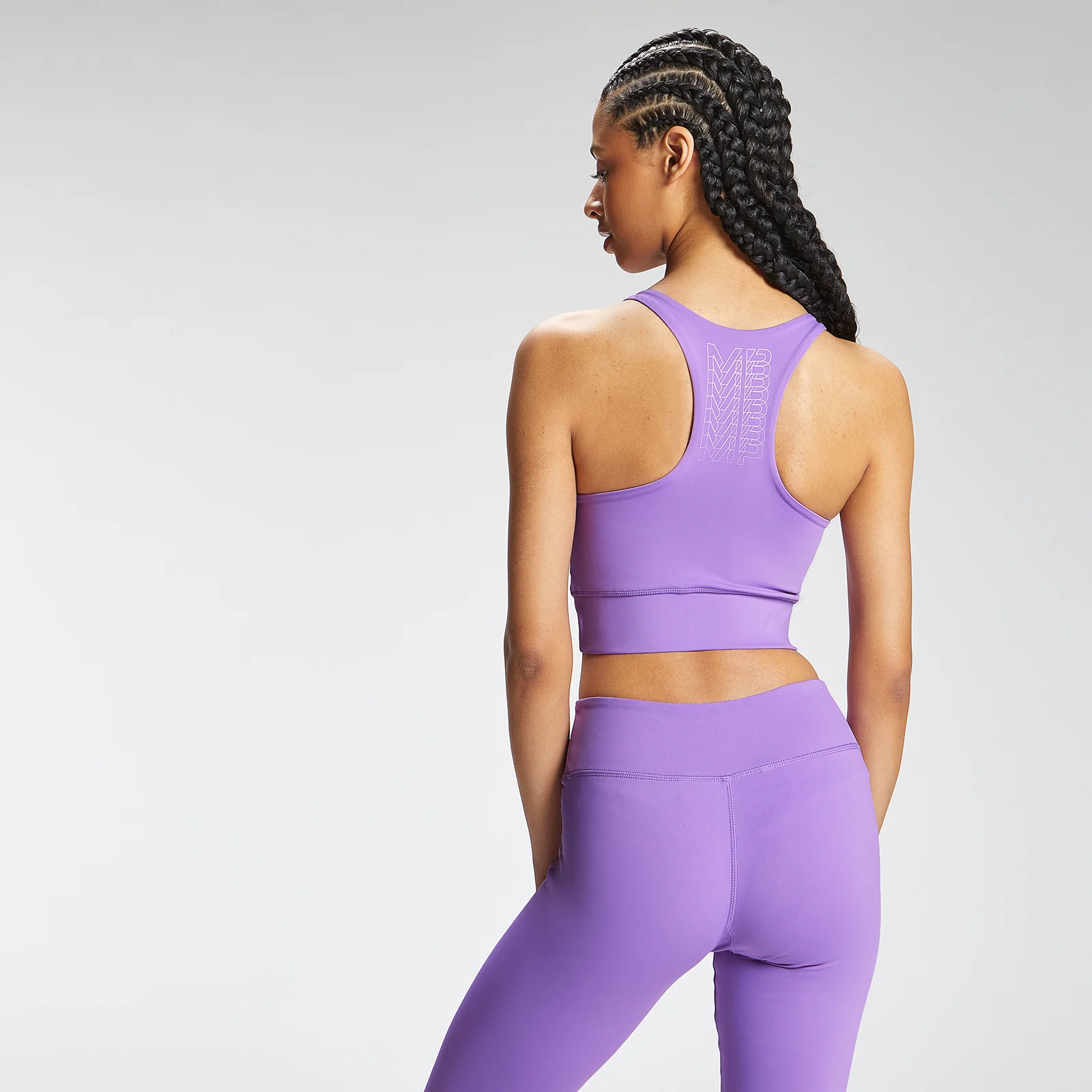 MP Women's Repeat MP Training Racerback Bra - Deep Lilac - XXS 图片 1